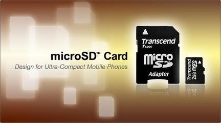 创见micro SD 2G TF卡带SD转接卡 小家电用户的低成本存储解决方案