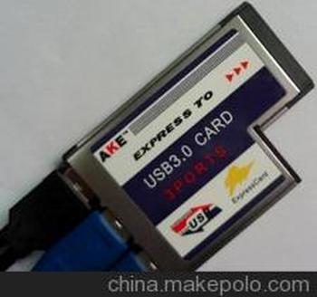 只需一次升级，笔记本秒变高速数据传输中心 EXPRESS转接卡让三个USB 3.0接口同时工作